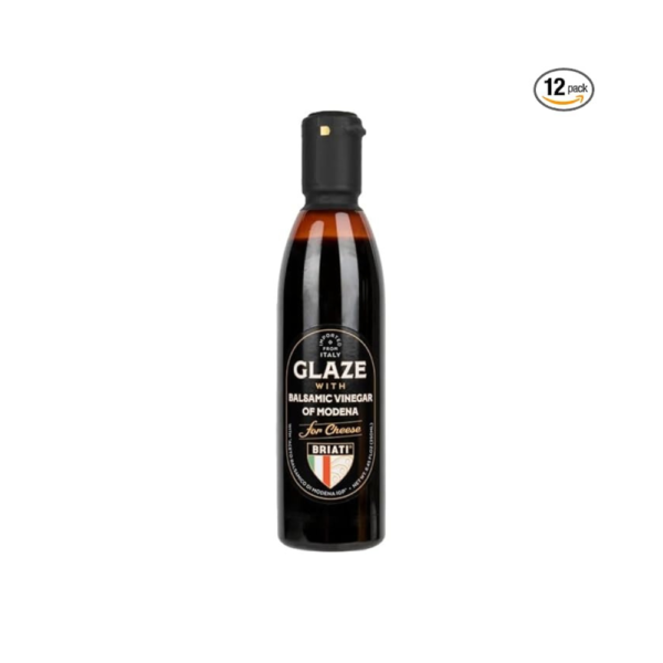 Briati Glaze with Balsamic Vinegar of Modena – Imported from Italy – Gluten-Free – 8.45 oz Bottles (12 Pack)
