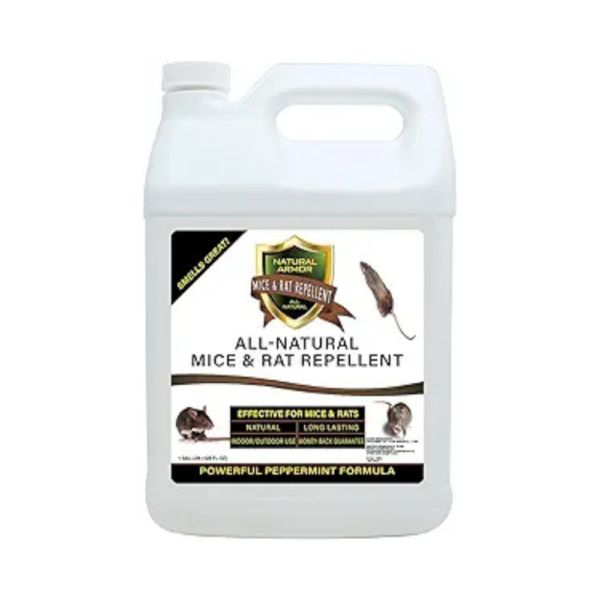 Mice & Rat Repellent – Peppermint Spray for Mice, Rats & Rodents – Natural Indoor & Outdoor Deterrent – 128 oz Gallon Refill, Ready to Use