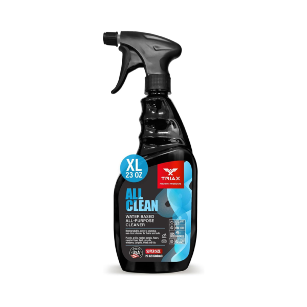 Triax All Clean – Professional Grade Multi-Purpose Cleaner – Biodegradable, Non-Toxic, Water-Based Formula for Home and Vehicle Use