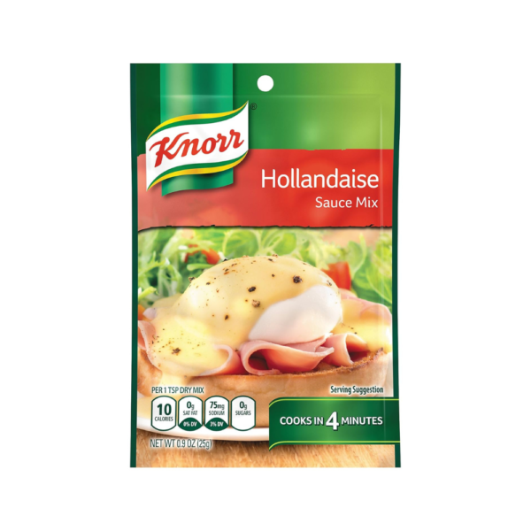 Knorr Hollandaise Sauce Mix, .9 oz Packets (Pack of 12)