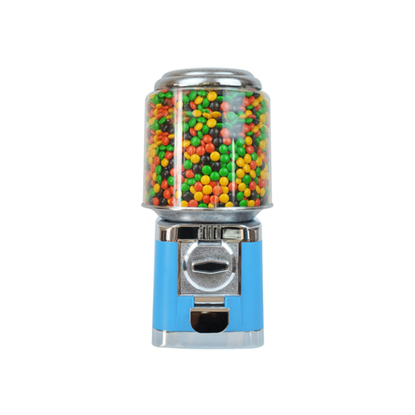 Candy Gumball Vending Machine Commercial Coin-Operated Candy Dispenser for Bubble Gum, Snacks & Capsule Toys Durable Automatic Candy Machine for Home, Stores, Bars & Playgrounds